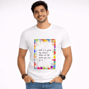 Life is a Canvas White T-shirt