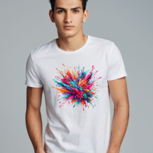 Splash of Color White T-shirt