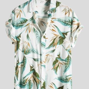 Floral Printed White Shirt