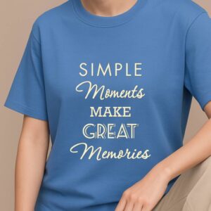 Memories Royal Blue T-shirt