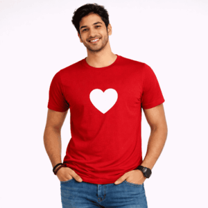 Heart Men's Red T-Shirt
