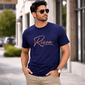 Risen Navy Blue T-Shirt