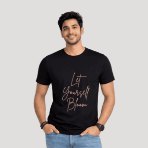 Let Yourself Bloom Black T-Shirt