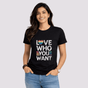 Love who you want Black T-Shirt