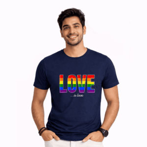 Love is love Navy Blue T-Shirt